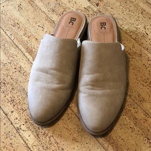 BC suede mules